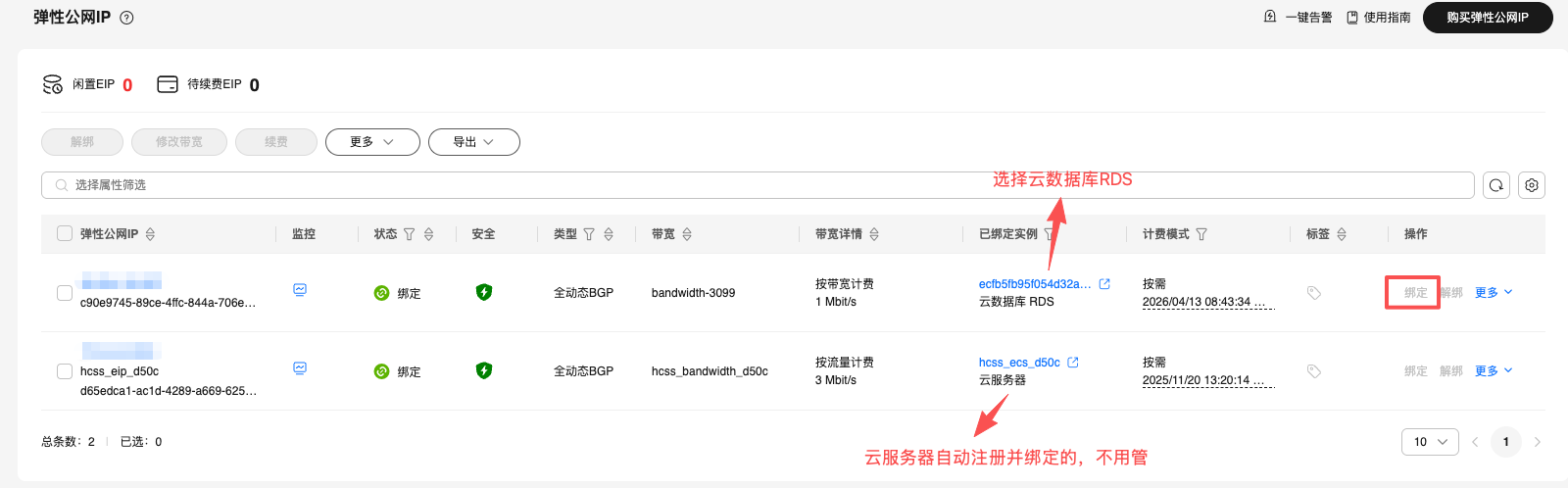 RDS配置
