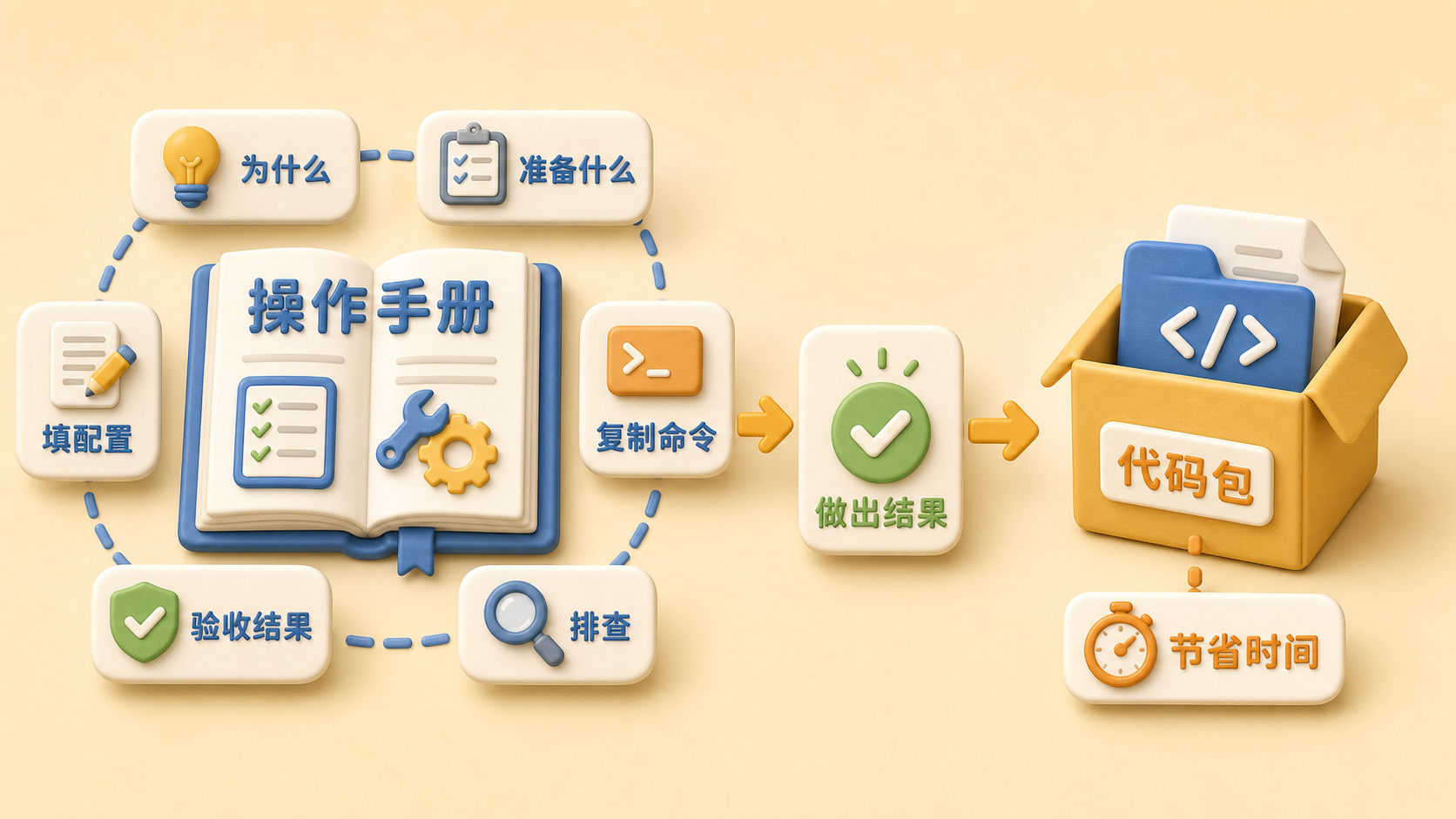 新增概念图：文档交付物与代码包定位