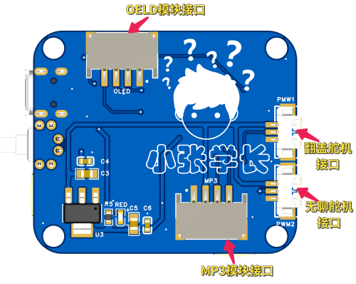 原教程 PCBA 外设侧接口标注