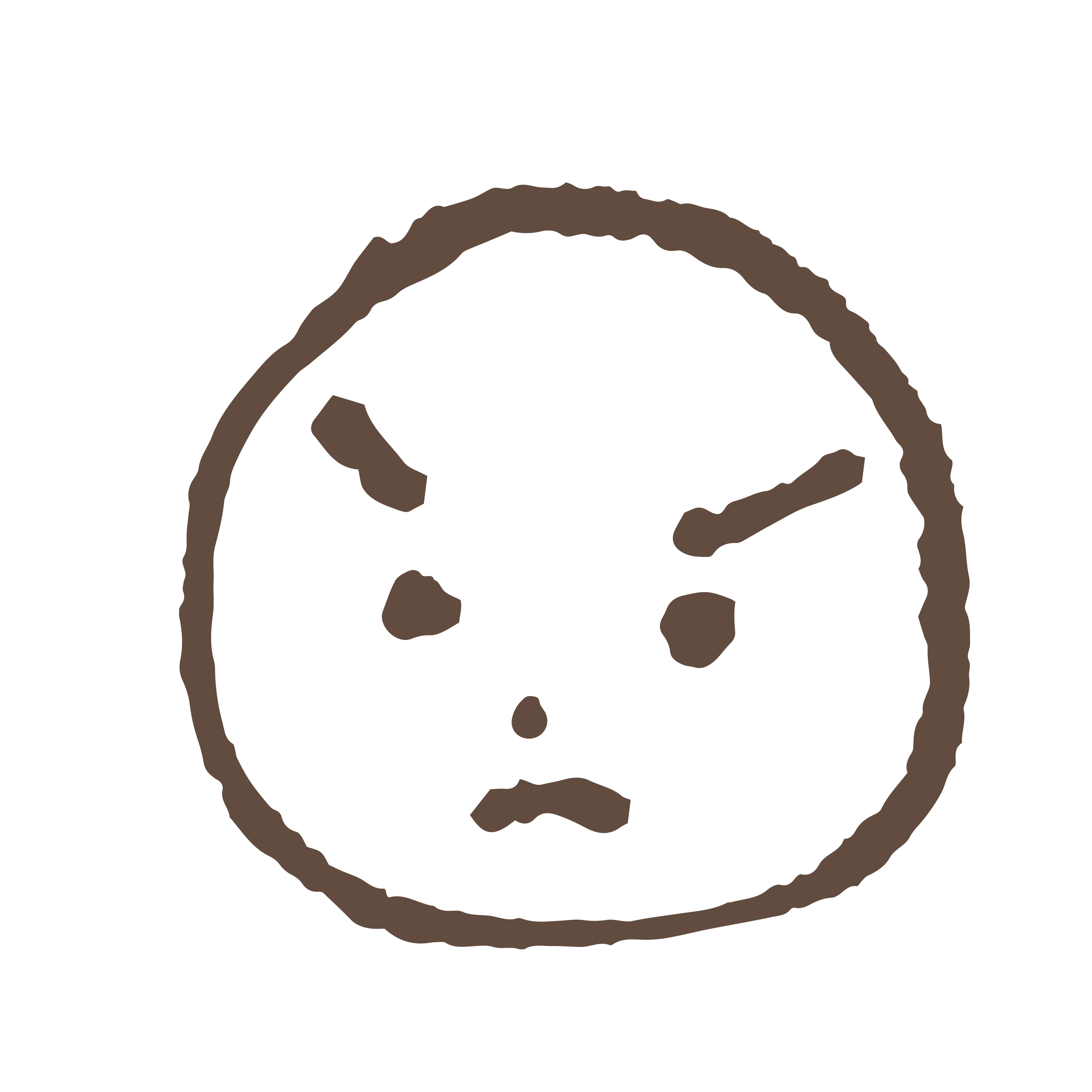 皱眉表情素材